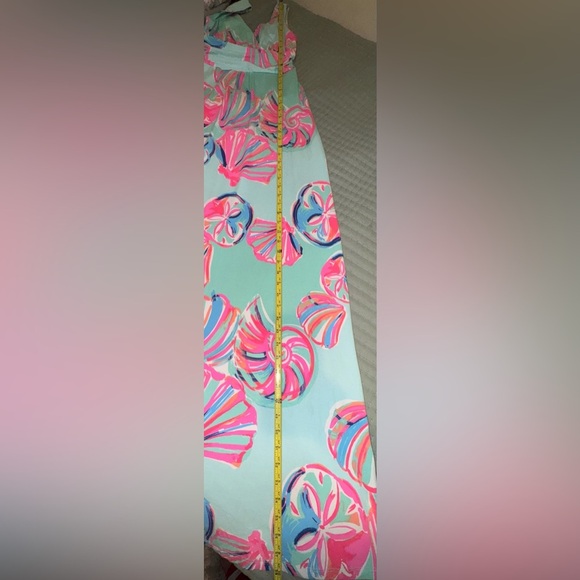 Lilly Pulitzer Sloane Maxi Dress Minty Fresh on the Rocks Sleeveless XS VGUC - Picture 9 of 14